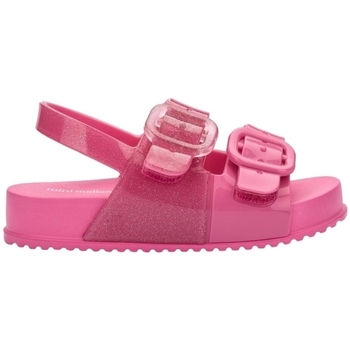 Cipők Gyerek Szandálok / Saruk Melissa MINI  Baby Cozy Sandal - Glitter Pink Rózsaszín