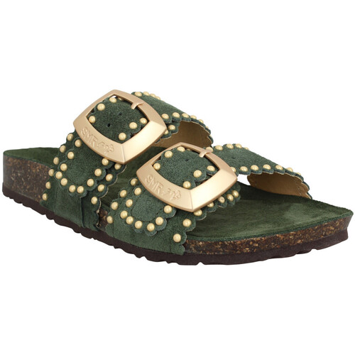 Cipők Női Papucsok Semerdjian Arona Velours Femme Militaire Zöld