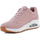 Cipők Női Rövid szárú edzőcipők Skechers Uno Stand On Air 73690-BLSH Blush Rózsaszín