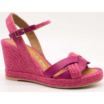 Cipők Női Gyékény talpú cipők Casteller  Rózsaszín