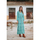 Ruhák Női Hosszú ruhák Isla Bonita By Sigris Hosszú Midi Ruha Zöld