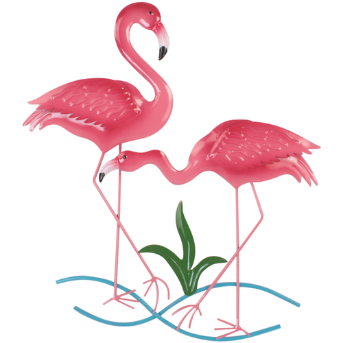 Otthon Szobrok / figurák Signes Grimalt Flamingók Fali Dekoráció Rózsaszín