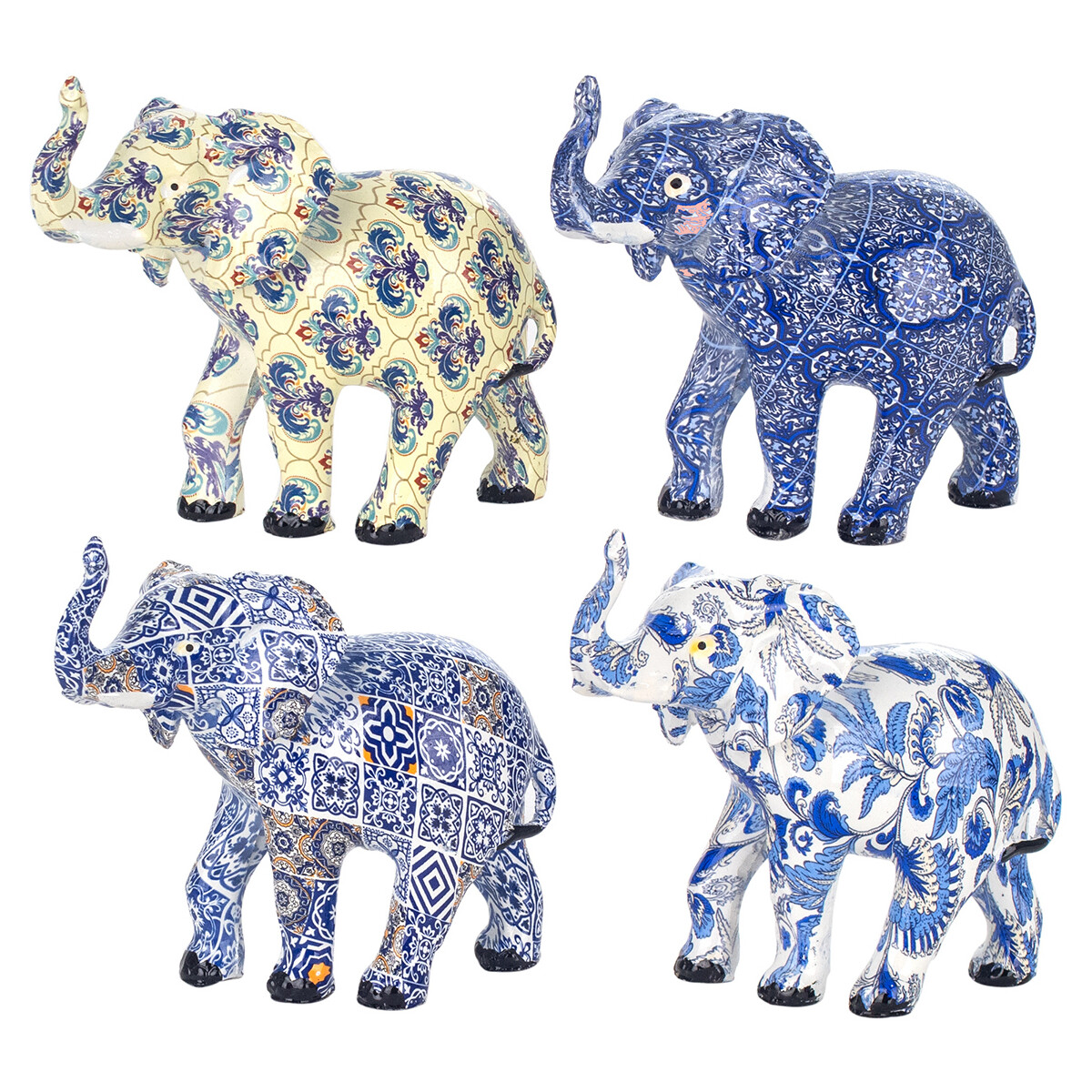 Otthon Szobrok / figurák Signes Grimalt Elefánt 4. Ábra Egységek Kék
