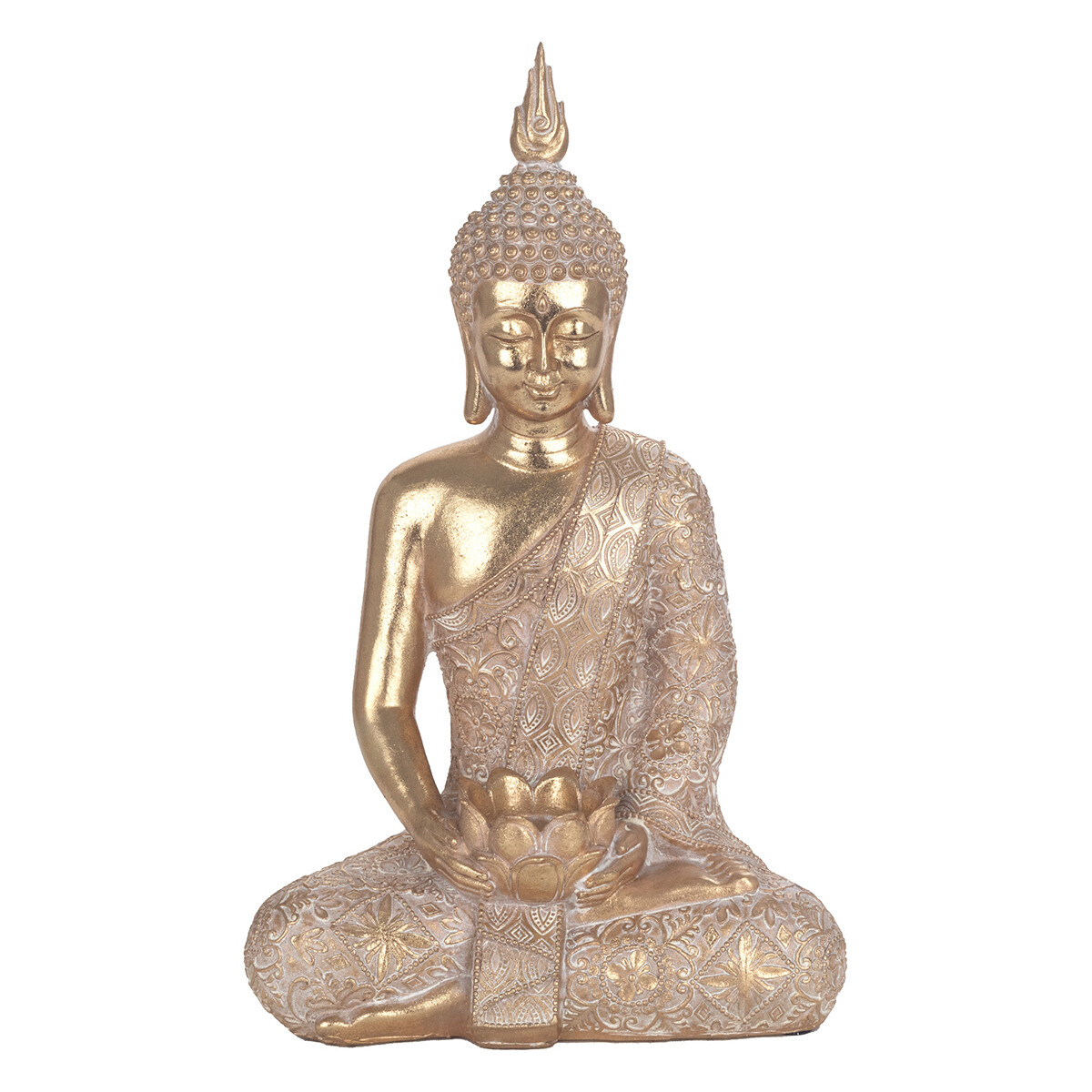 Otthon Szobrok / figurák Signes Grimalt Buddha Figura Meditáló Arany