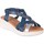Cipők Női Szandálok / Saruk Oh My Sandals PAPUCS  5406 Kék
