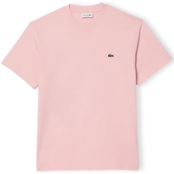 Ruhák Férfi Pólók / Galléros Pólók Lacoste Classic Fit T-Shirt - Rose Rózsaszín