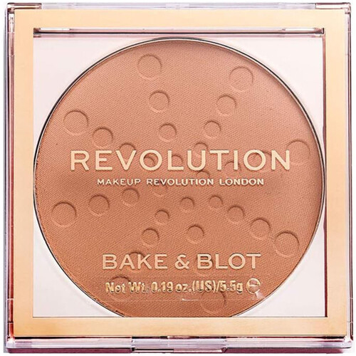 szepsegapolas Női Pirosítók & púderek Makeup Revolution Baking and Finishing Powder Bake & Blot - Peach Narancssárga