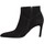 Cipők Női Bokacsizmák Freelance Forel 7 Low Zip Boot Velours Femme Noir Fekete 