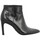 Cipők Női Bokacsizmák Freelance Forel 7 Low Zip Boot Cuir Lisse Femme Noir Fekete 
