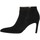 Cipők Női Bokacsizmák Freelance Forel 7 Low Zip Boot Velours Femme Black Fekete 
