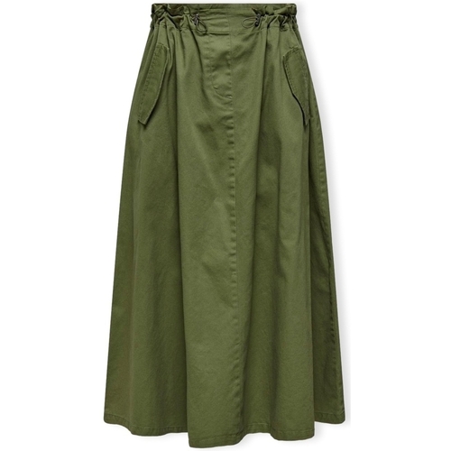Ruhák Női Szoknyák Only Pamala Long Skirt - Capulet Olive Zöld