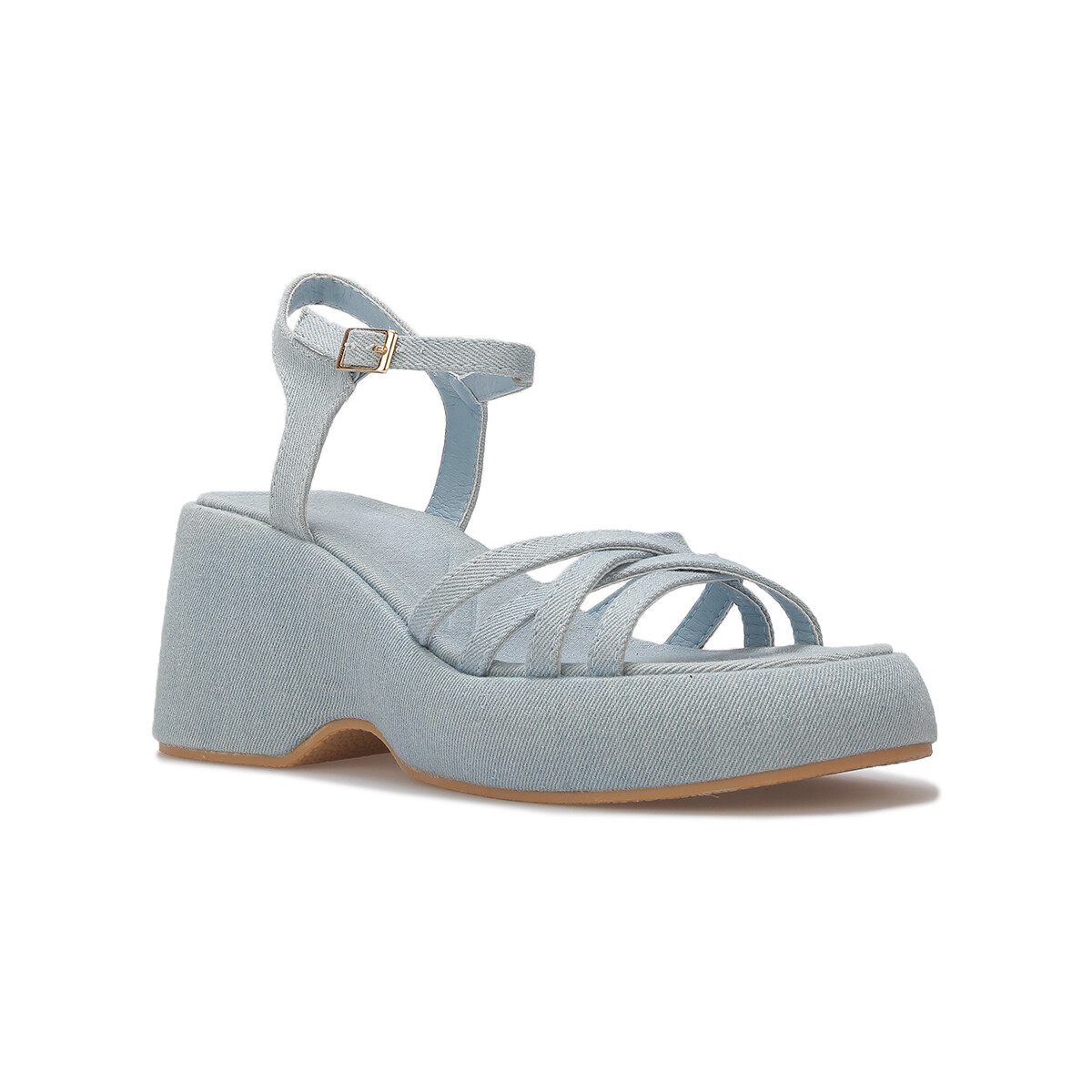 Cipők Női Szandálok / Saruk La Modeuse 70220_P163820 Kék