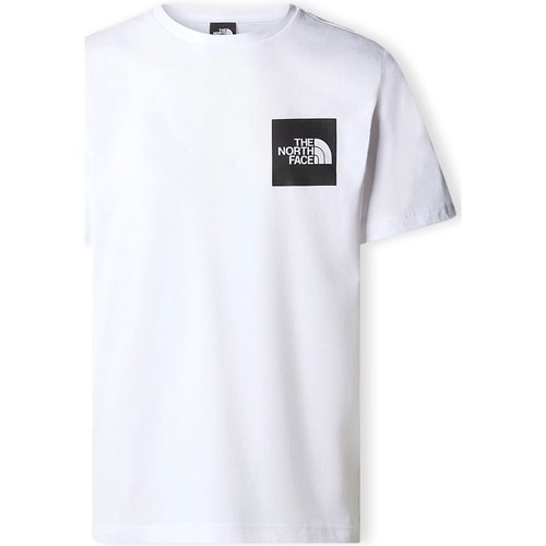 Ruhák Férfi Pólók / Galléros Pólók The North Face Fine T-Shirt - White Fehér
