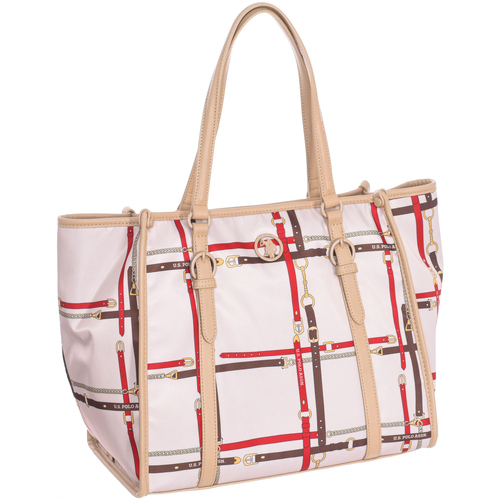Táskák Női Bevásárló szatyrok / Bevásárló táskák U.S Polo Assn. BEUHU5915WIP-BEIGE Bézs