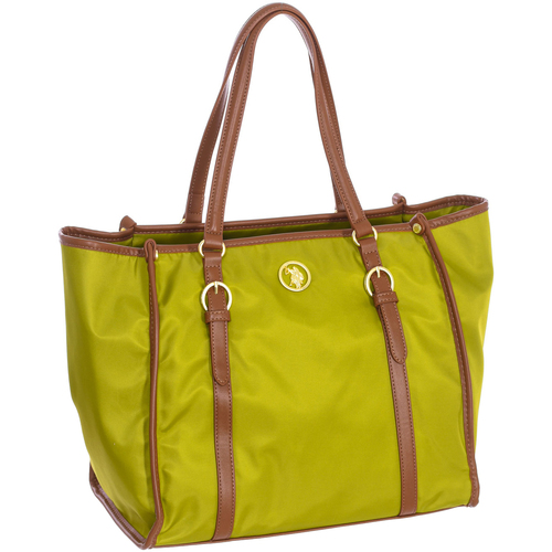 Táskák Női Bevásárló szatyrok / Bevásárló táskák U.S Polo Assn. BEUHU5922WIP-GREENTAN Zöld