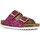 Cipők Lány Szandálok / Saruk Colors of California Glitter sandal 2 buckles Rózsaszín