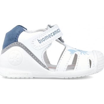 Cipők Gyerek Szandálok / Saruk Biomecanics Kids Sandals 242123-A - White Kék