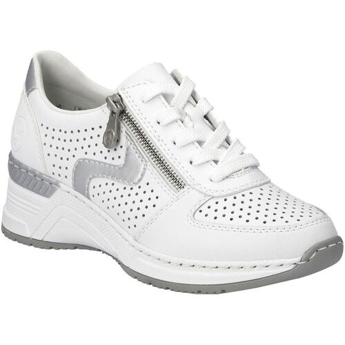 Cipők Női Bokacipők Rieker N4340 Fehér