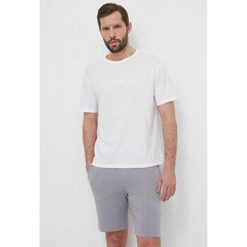 Ruhák Férfi Rövid ujjú pólók Calvin Klein Jeans 000NM2501E Fehér