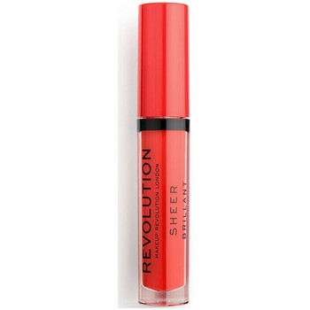 szepsegapolas Női Szájfény Makeup Revolution Sheer Brilliant Lip Gloss - 132 Cherry Narancssárga