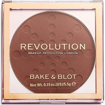 szepsegapolas Női Pirosítók & púderek Makeup Revolution Baking and Finishing Powder Bake & Blot - Deep Dark Barna