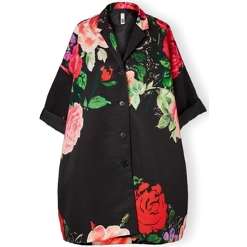 Ruhák Női Kabátok Wendy Trendy Jacket 224039 - Floral Fekete 