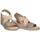 Cipők Női Szandálok / Saruk Luna Collection 74459 Arany