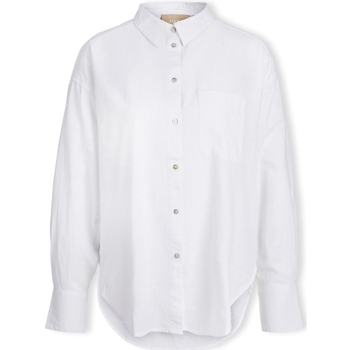 Ruhák Női Blúzok Jjxx Jamie Linen Shirt L/S - White Fehér