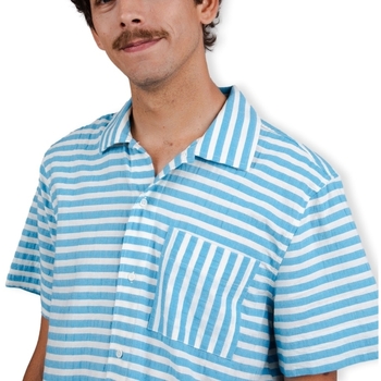 Brava Fabrics Stripes Shirt - Blue Fehér