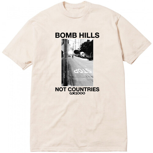 Ruhák Férfi Pólók / Galléros Pólók Gx1000 T-shirt bomb hills Bézs