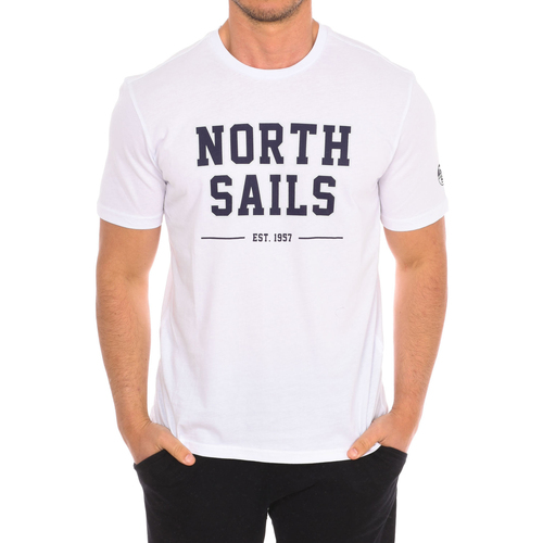 Ruhák Férfi Rövid ujjú pólók North Sails 9024060-101 Fehér