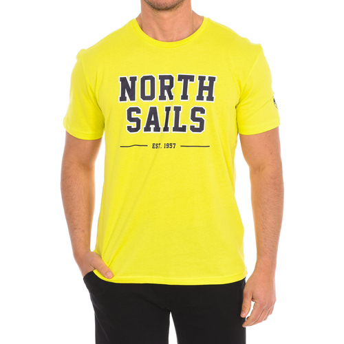 Ruhák Férfi Rövid ujjú pólók North Sails 9024060-470 Citromsárga