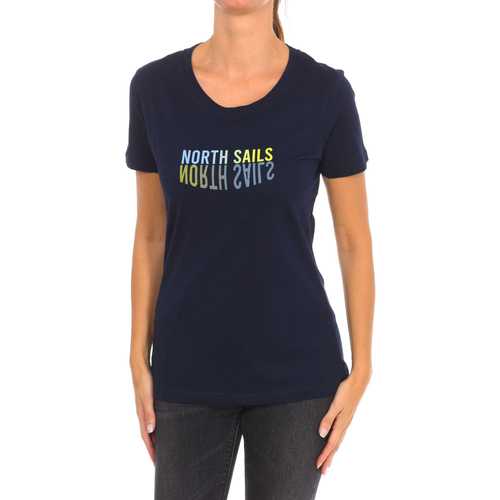 Ruhák Női Rövid ujjú pólók North Sails 9024290-800 Tengerész
