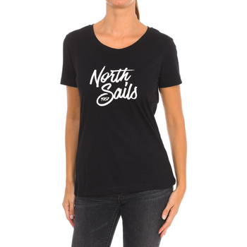 Ruhák Női Rövid ujjú pólók North Sails 9024300-999 Fekete 