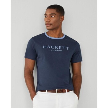 Ruhák Férfi Rövid ujjú pólók Hackett HM500797 HERITAGE Kék