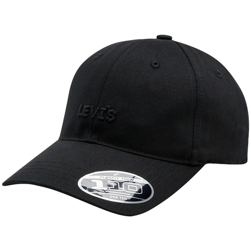 Textil kiegészítők Férfi Baseball sapkák Levi's HEADLINE LOGO FLEXFIT CAP Fekete 