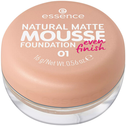 szepsegapolas Női Alapozók Essence Natural Matte Mousse Foundation - 01 Rózsaszín