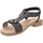 Cipők Női Szandálok / Saruk Valleverde VV-55401 Fekete 