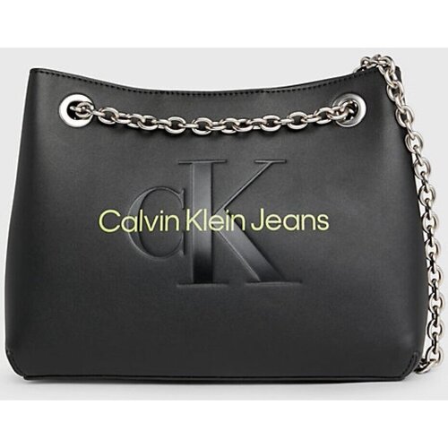 Táskák Női Válltáskák Calvin Klein Jeans K60K607831 Fekete 