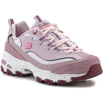 Cipők Női Rövid szárú edzőcipők Skechers D'Lites - Bold Views 149589-MVMT Rózsaszín