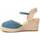 Cipők Női Gyékény talpú cipők Leindia 89996 Kék