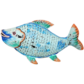Otthon Szobrok / figurák Signes Grimalt Blue Fish Gyertyatartó Kék