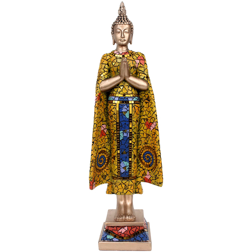 Otthon Szobrok / figurák Signes Grimalt Buddha Narancssárga