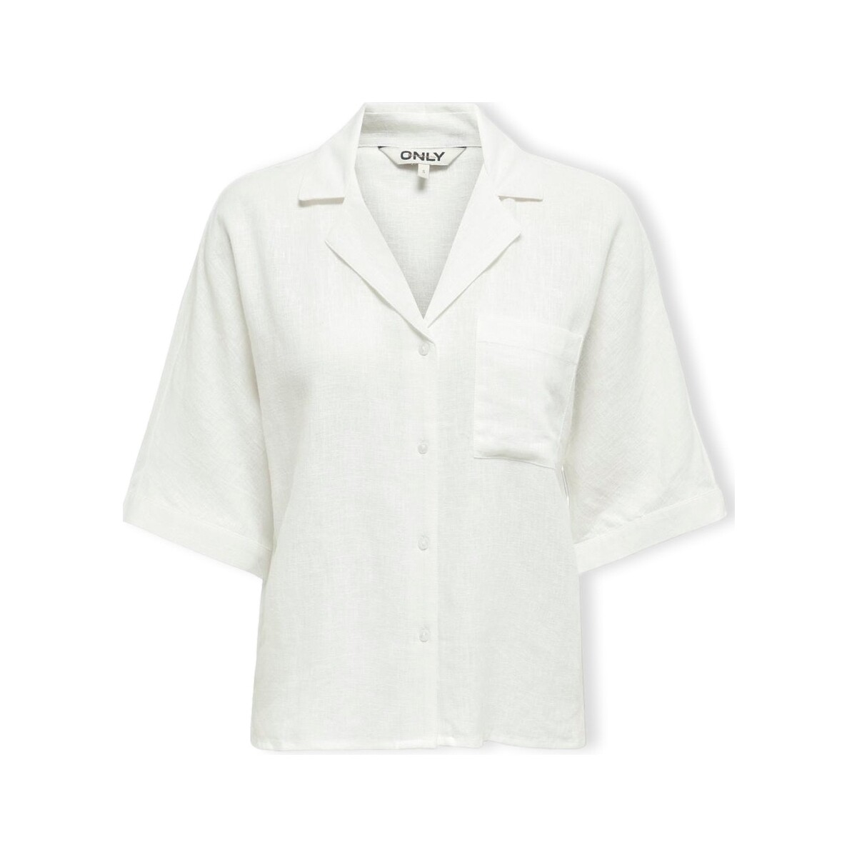 Ruhák Női Blúzok Only Noos Tokyo Life Shirt S/S - Bright White Fehér