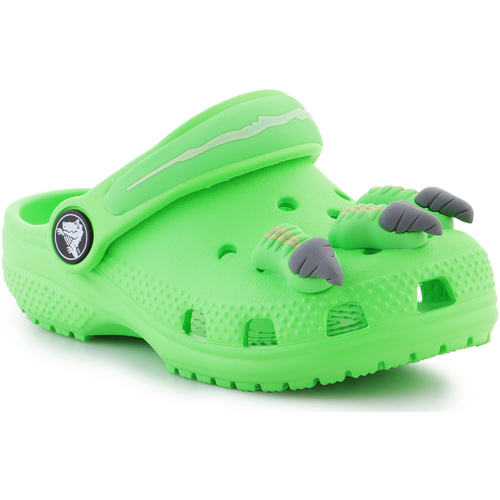 Cipők Lány Klumpák Crocs Classic I Am Dinosaur Clog 209700-3WA Zöld