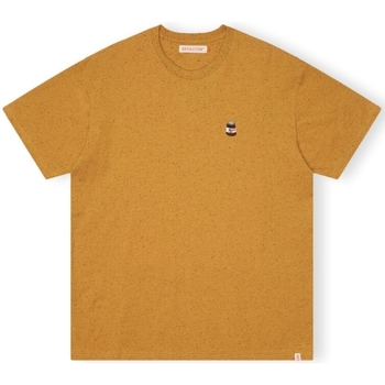 Ruhák Férfi Pólók / Galléros Pólók Revolution T-Shirt Loose 1367 NUT - Yellow Citromsárga