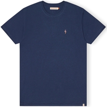Ruhák Férfi Pólók / Galléros Pólók Revolution T-Shirt Regular 1364 FLA - Navy Mel Kék