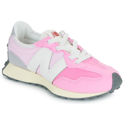 Cipők Lány Rövid szárú edzőcipők New Balance 327 Rózsaszín / Fehér / Szürke