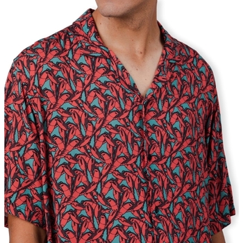 Brava Fabrics Lobster Aloha Shirt - Red Kék