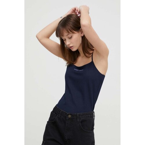 Ruhák Női Trikók / Ujjatlan pólók Tommy Jeans DW0DW17364 Kék
